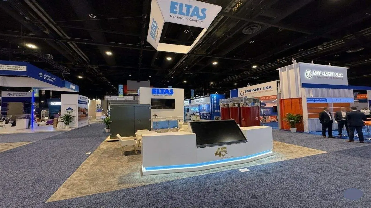 ELTAS exhibition stand — different angle